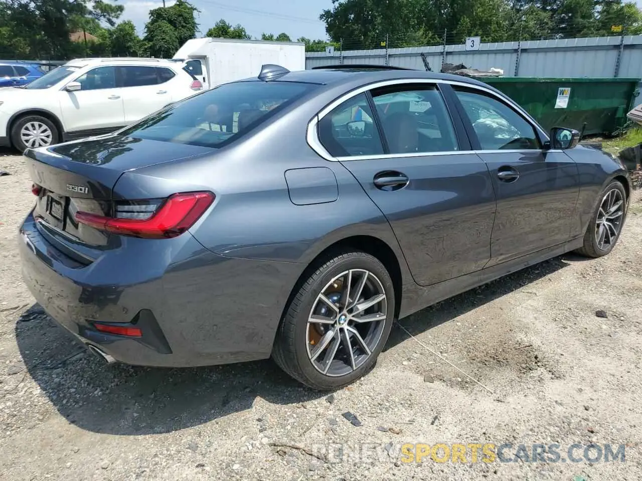 3 Photograph of a damaged car 3MW5R7J03M8B88167 BMW 3 SERIES 2021