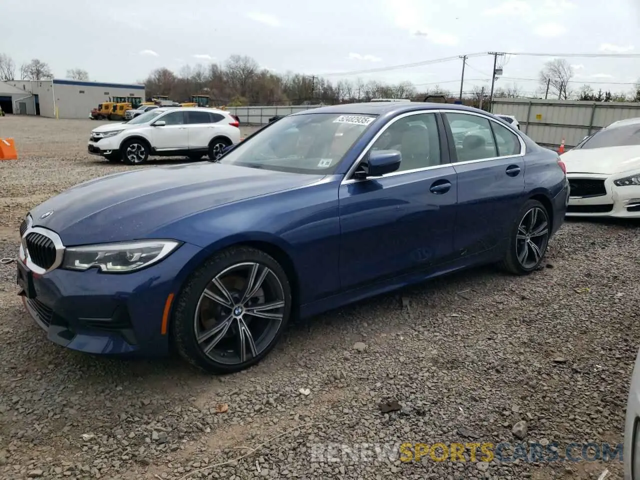 1 Photograph of a damaged car 3MW5R7J03M8B90260 BMW 3 SERIES 2021
