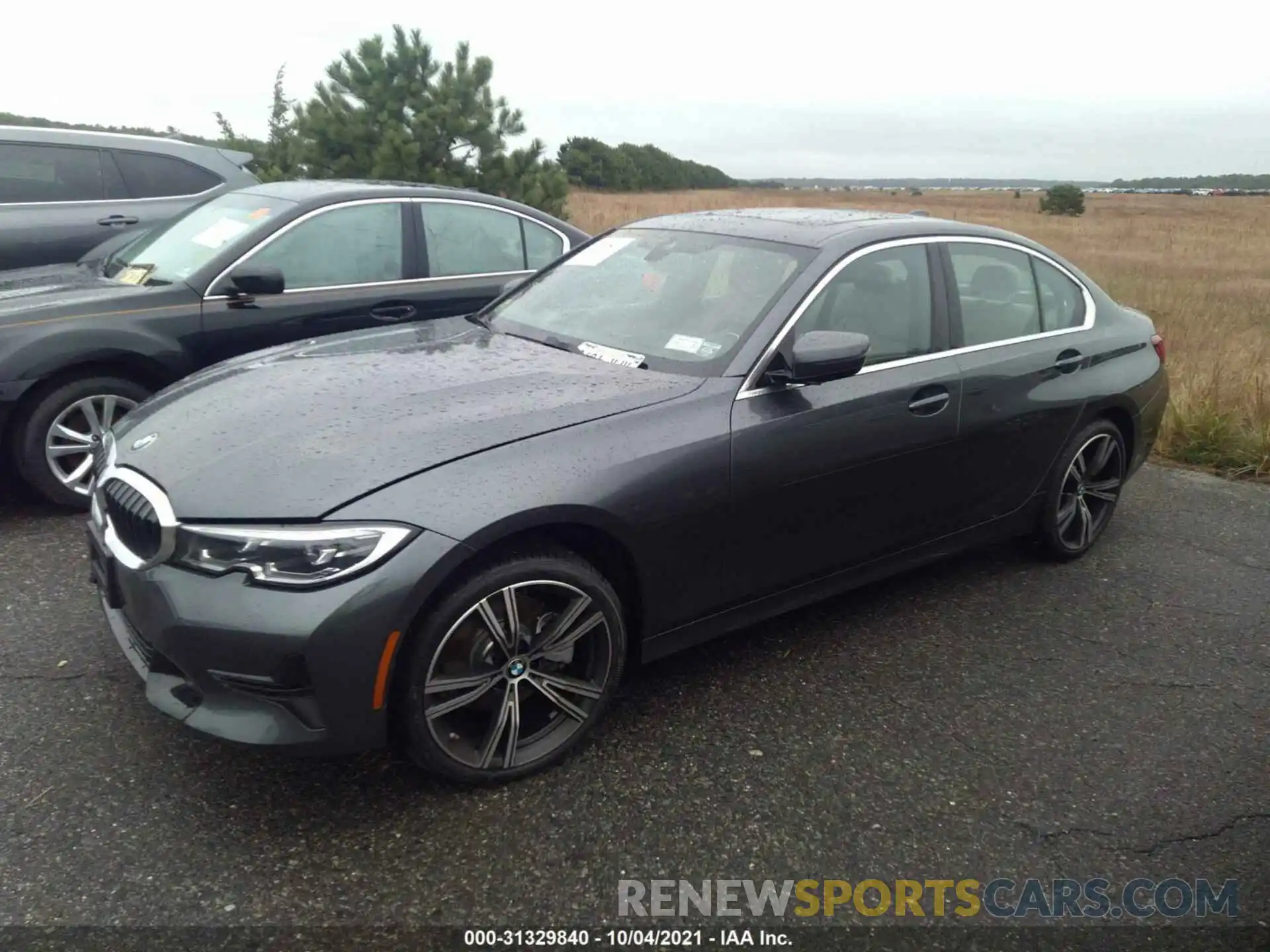 2 Photograph of a damaged car 3MW5R7J03M8B95619 BMW 3 SERIES 2021