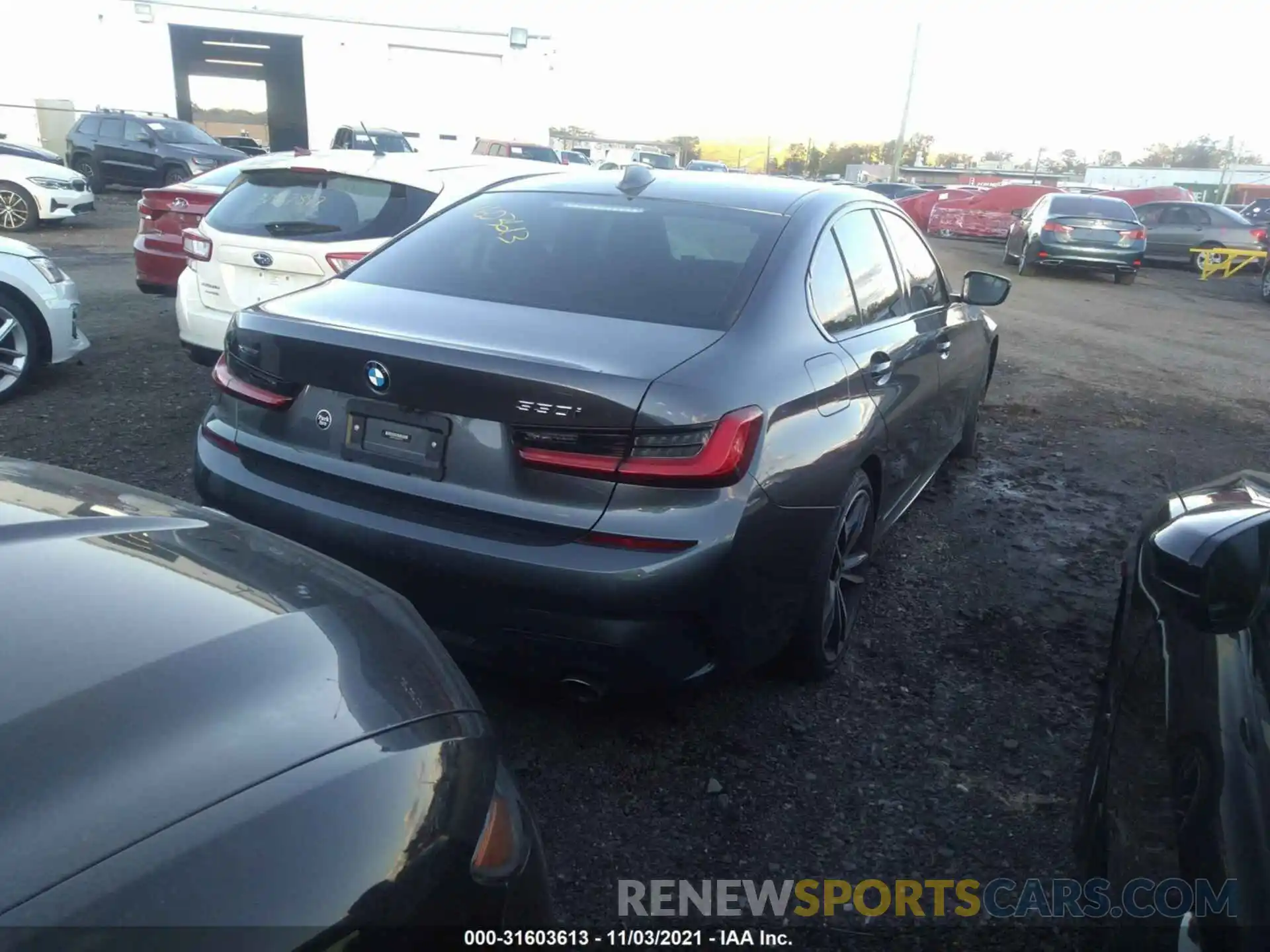 4 Photograph of a damaged car 3MW5R7J03M8C01371 BMW 3 SERIES 2021