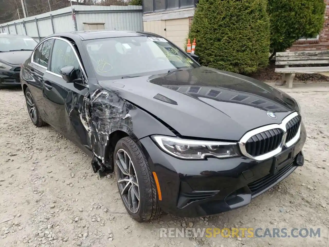 1 Photograph of a damaged car 3MW5R7J03M8C07672 BMW 3 SERIES 2021