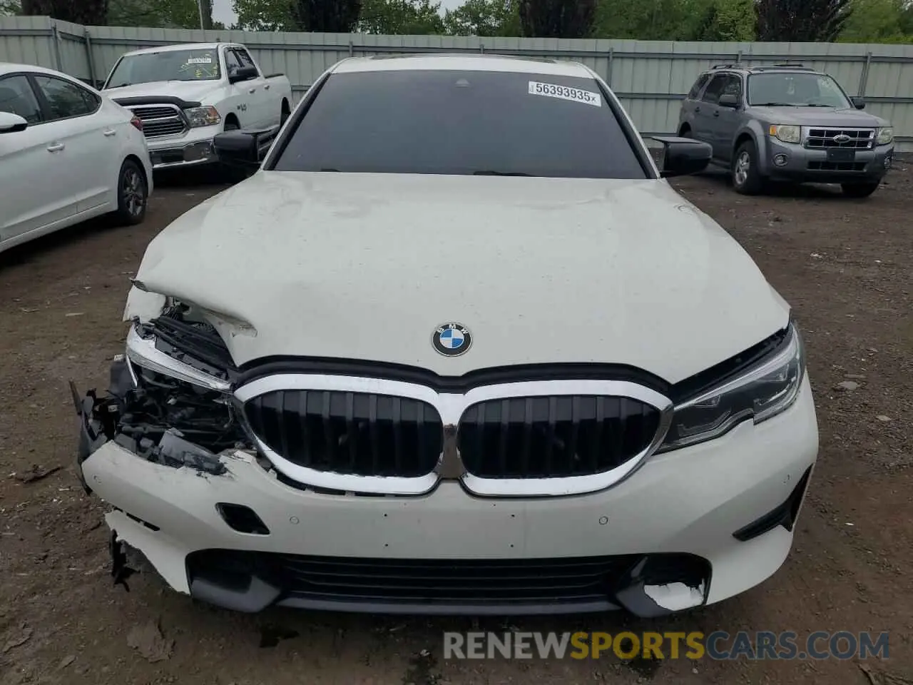 5 Photograph of a damaged car 3MW5R7J04M8B48387 BMW 3 SERIES 2021