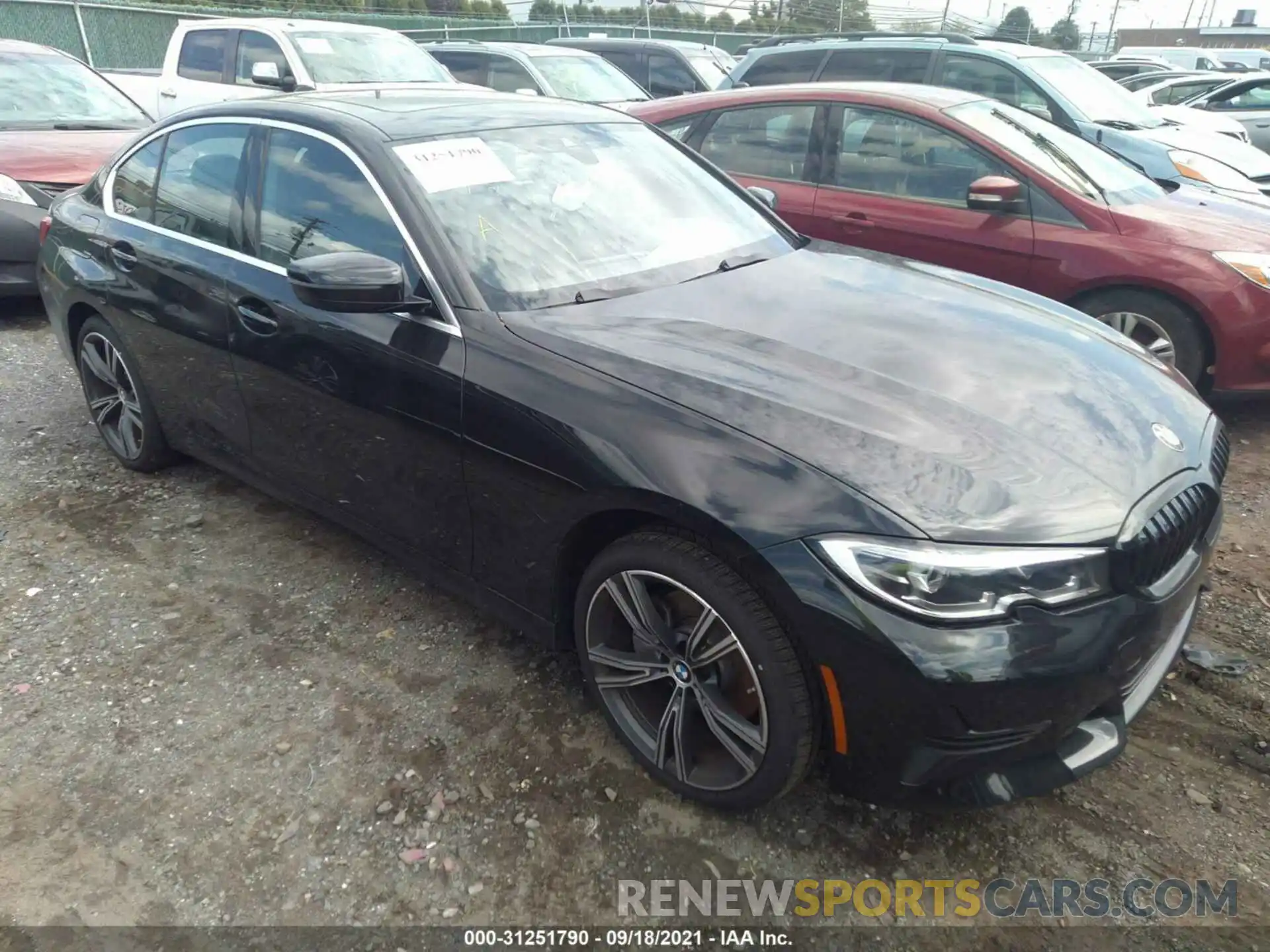 1 Photograph of a damaged car 3MW5R7J04M8B48938 BMW 3 SERIES 2021