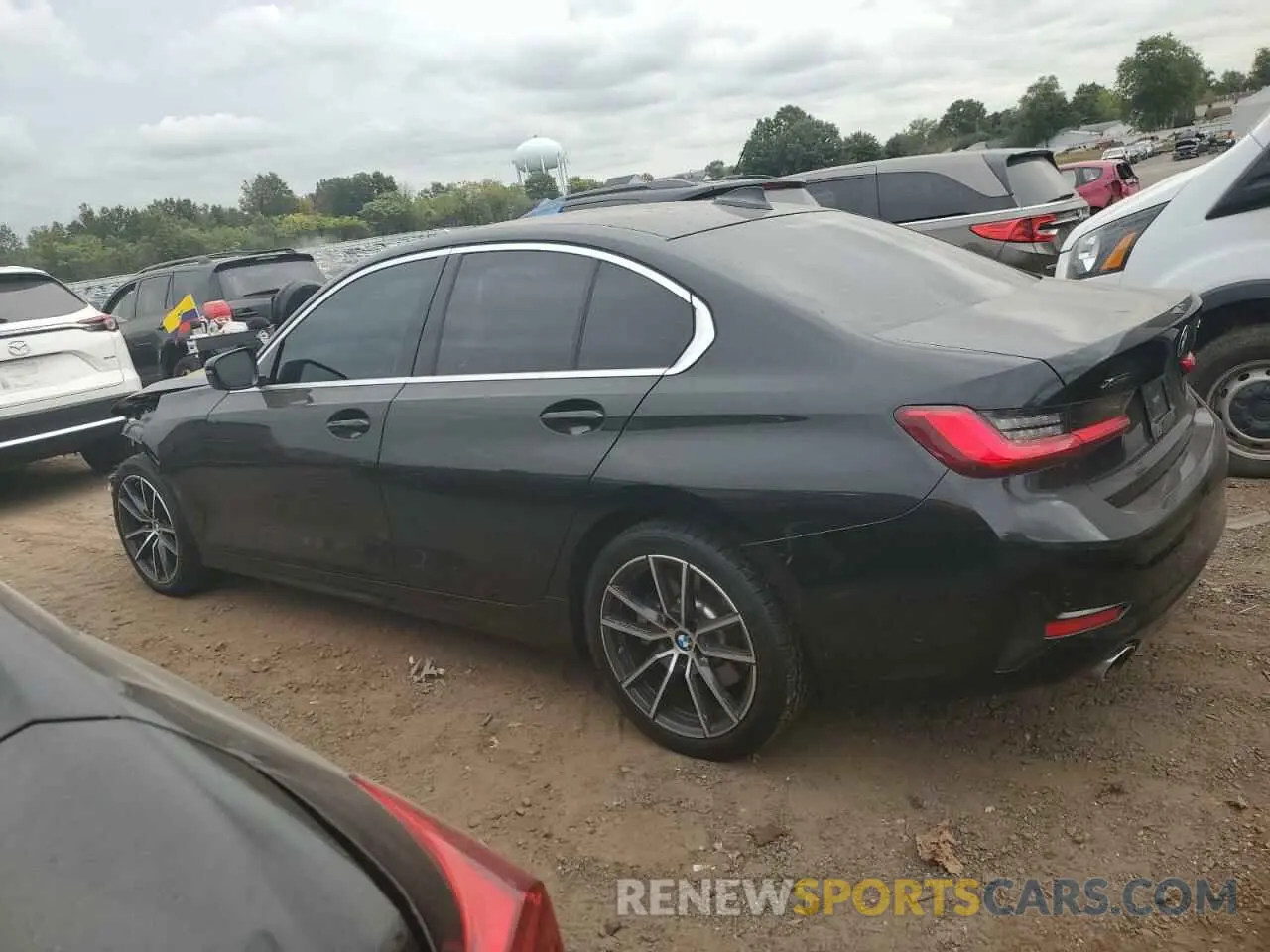 2 Photograph of a damaged car 3MW5R7J04M8B58126 BMW 3 SERIES 2021
