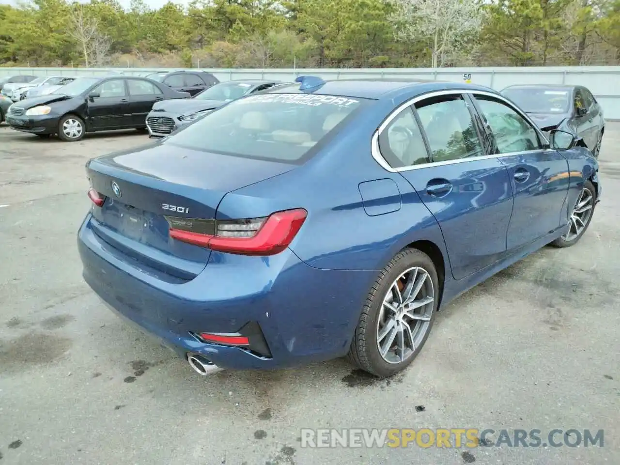 4 Photograph of a damaged car 3MW5R7J04M8B67246 BMW 3 SERIES 2021