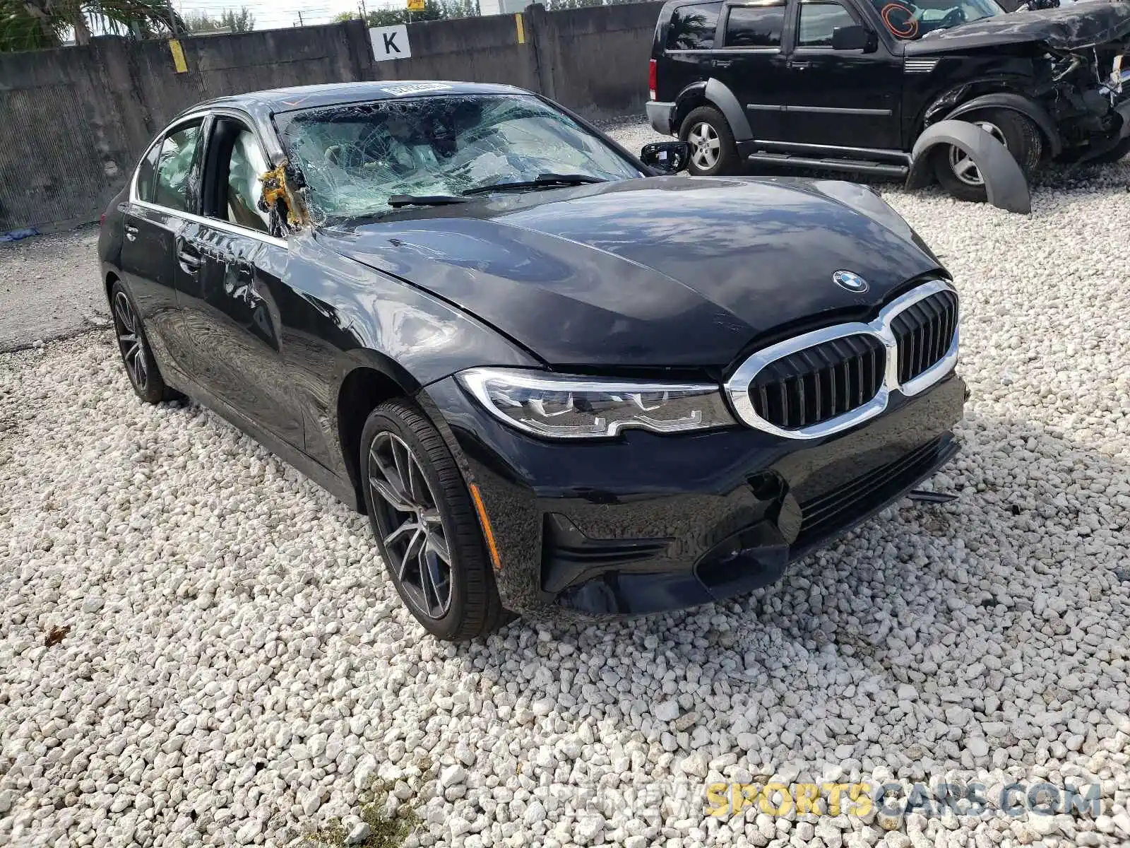 1 Photograph of a damaged car 3MW5R7J04M8B81602 BMW 3 SERIES 2021