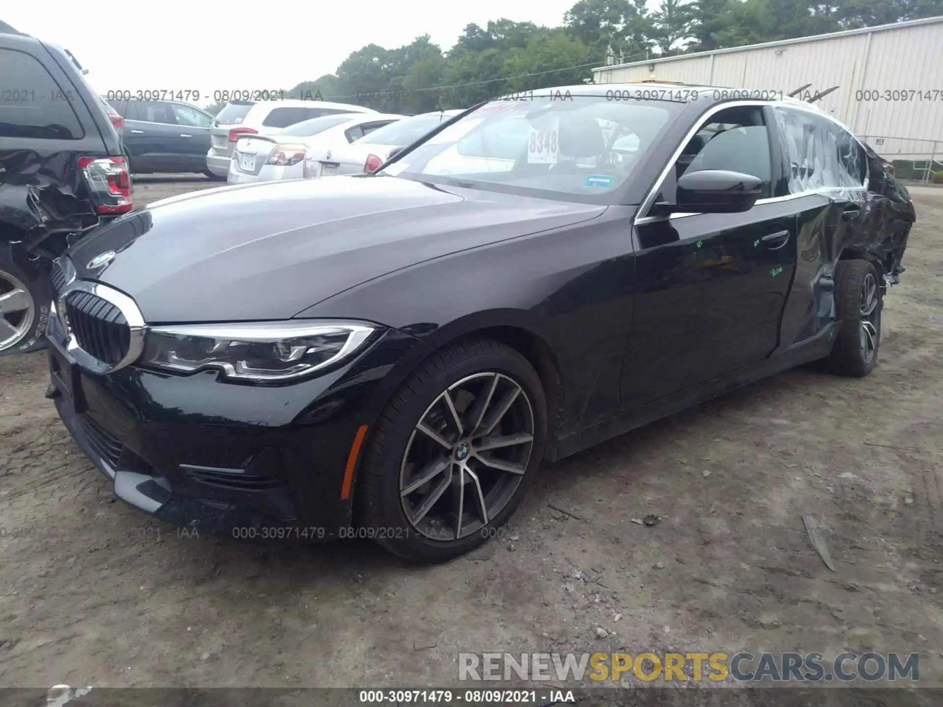 2 Photograph of a damaged car 3MW5R7J04M8C04635 BMW 3 SERIES 2021