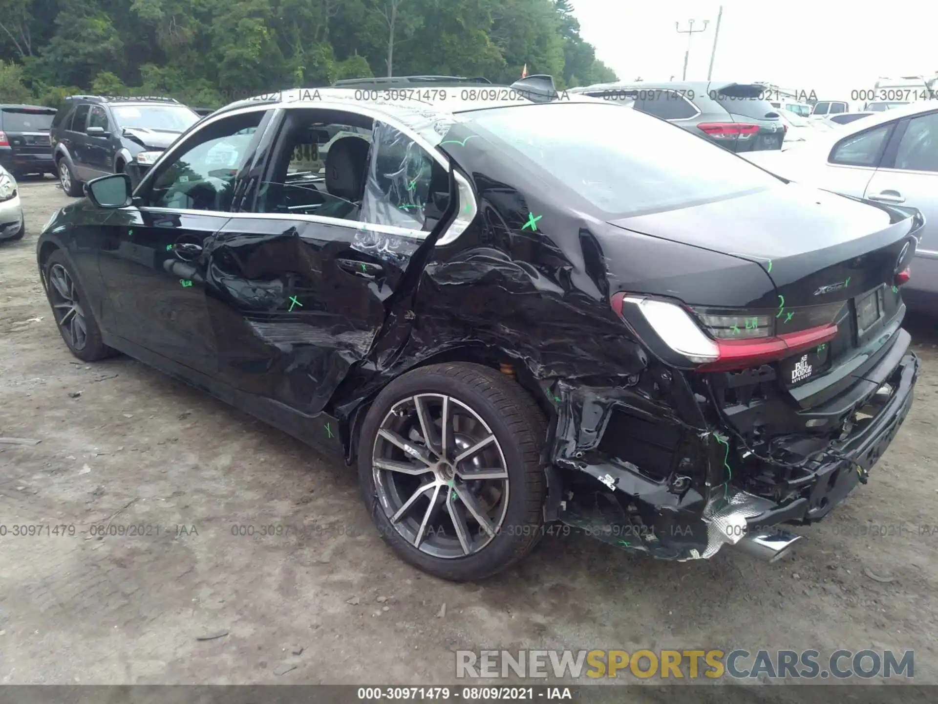 3 Photograph of a damaged car 3MW5R7J04M8C04635 BMW 3 SERIES 2021