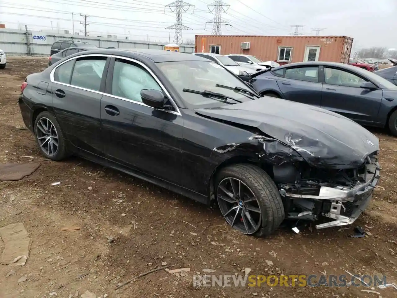 4 Photograph of a damaged car 3MW5R7J04M8C07390 BMW 3 SERIES 2021