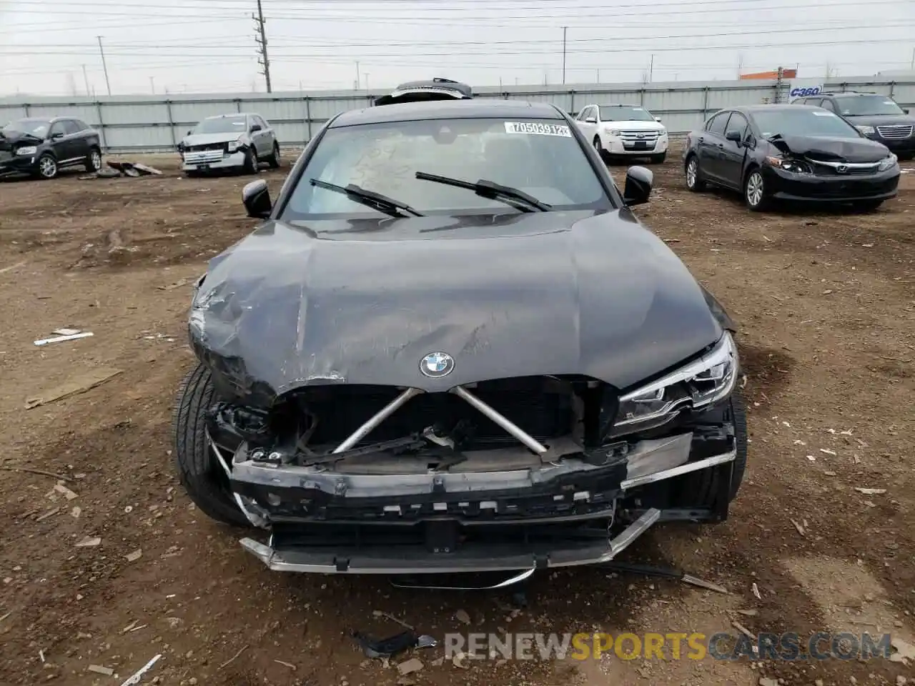 5 Photograph of a damaged car 3MW5R7J04M8C07390 BMW 3 SERIES 2021