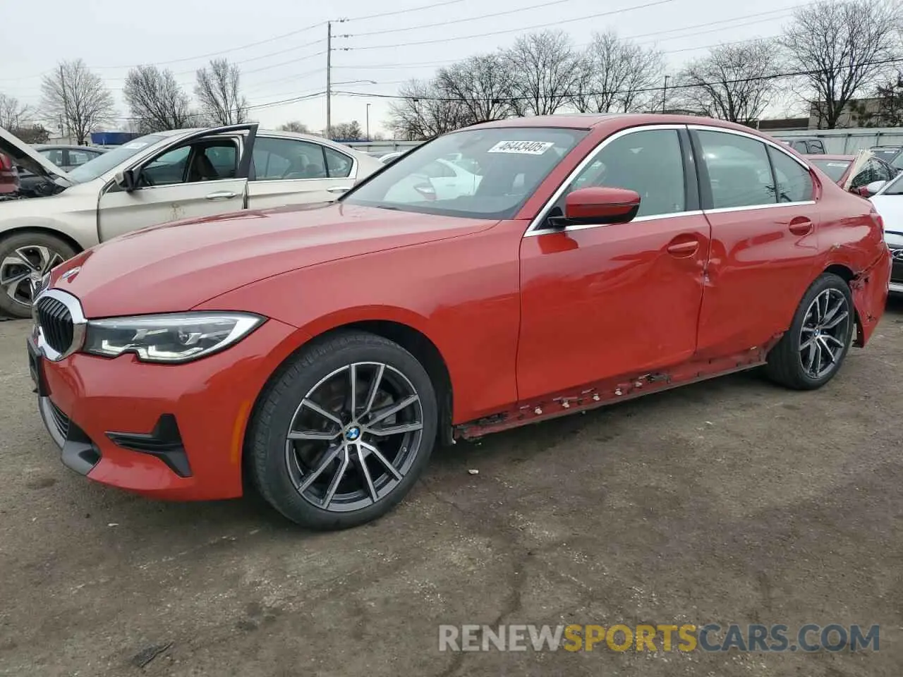 1 Photograph of a damaged car 3MW5R7J05M8B50200 BMW 3 SERIES 2021