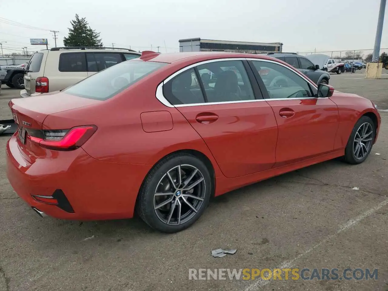 3 Photograph of a damaged car 3MW5R7J05M8B50200 BMW 3 SERIES 2021