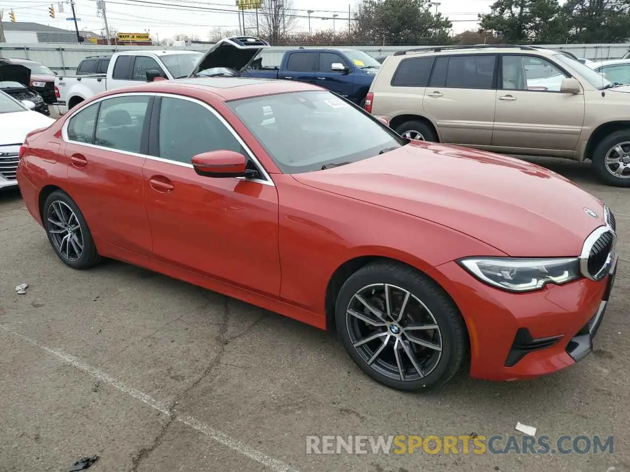 4 Photograph of a damaged car 3MW5R7J05M8B50200 BMW 3 SERIES 2021