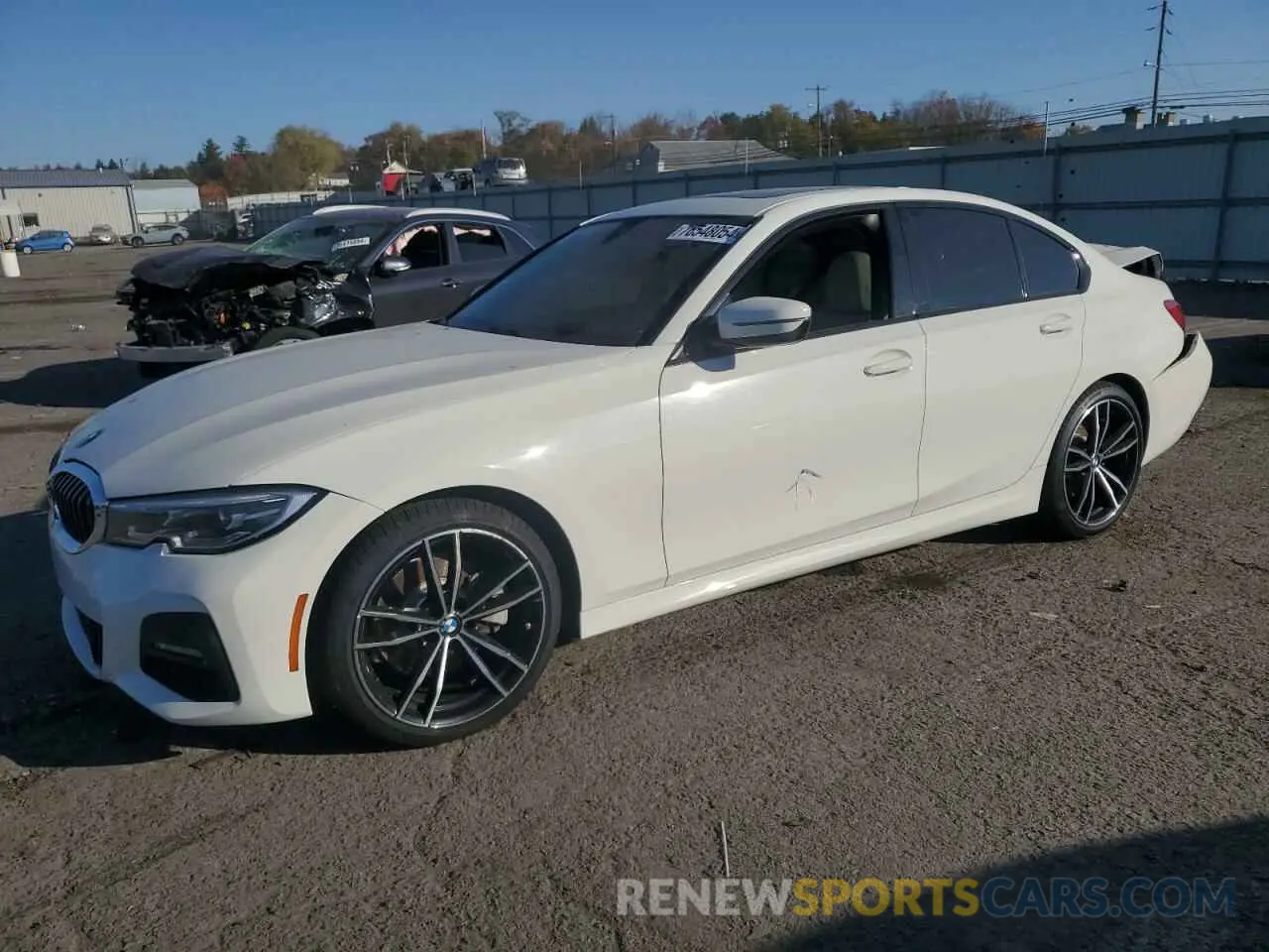 1 Photograph of a damaged car 3MW5R7J05M8B52724 BMW 3 SERIES 2021
