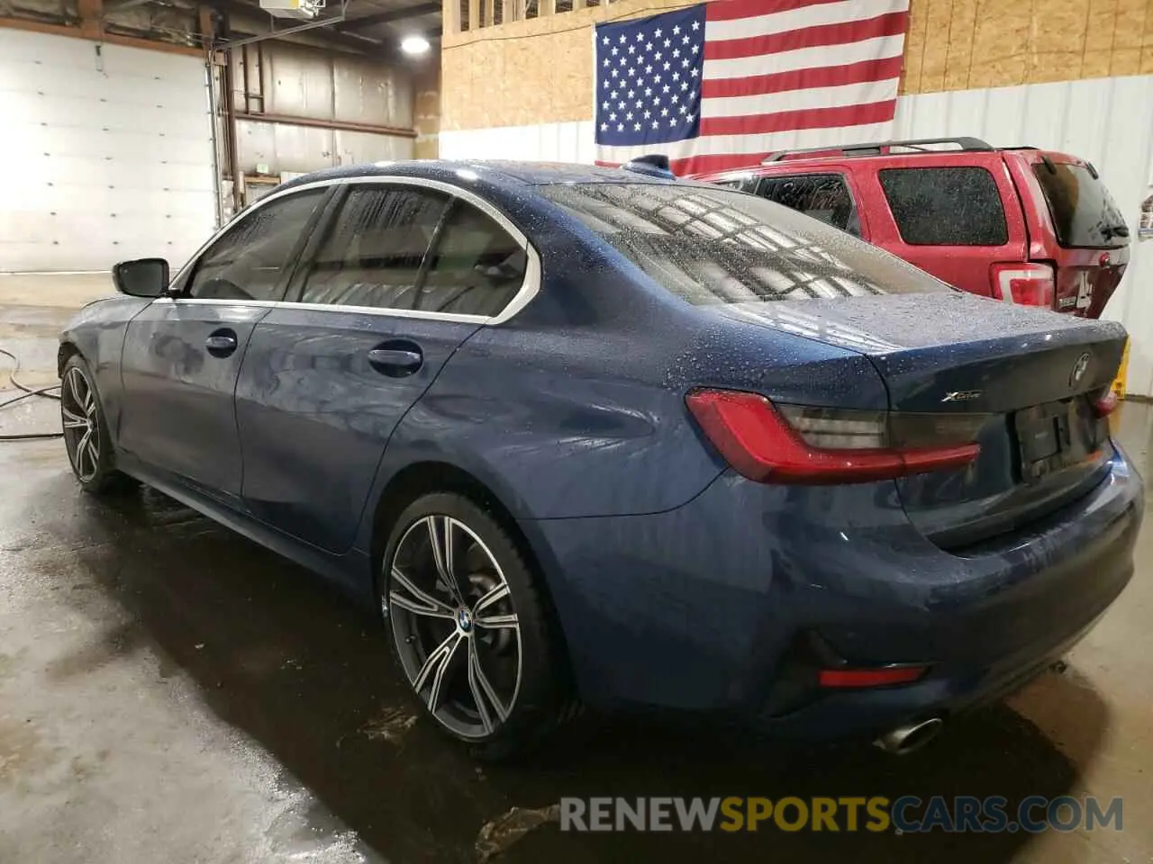 2 Photograph of a damaged car 3MW5R7J05M8B65599 BMW 3 SERIES 2021
