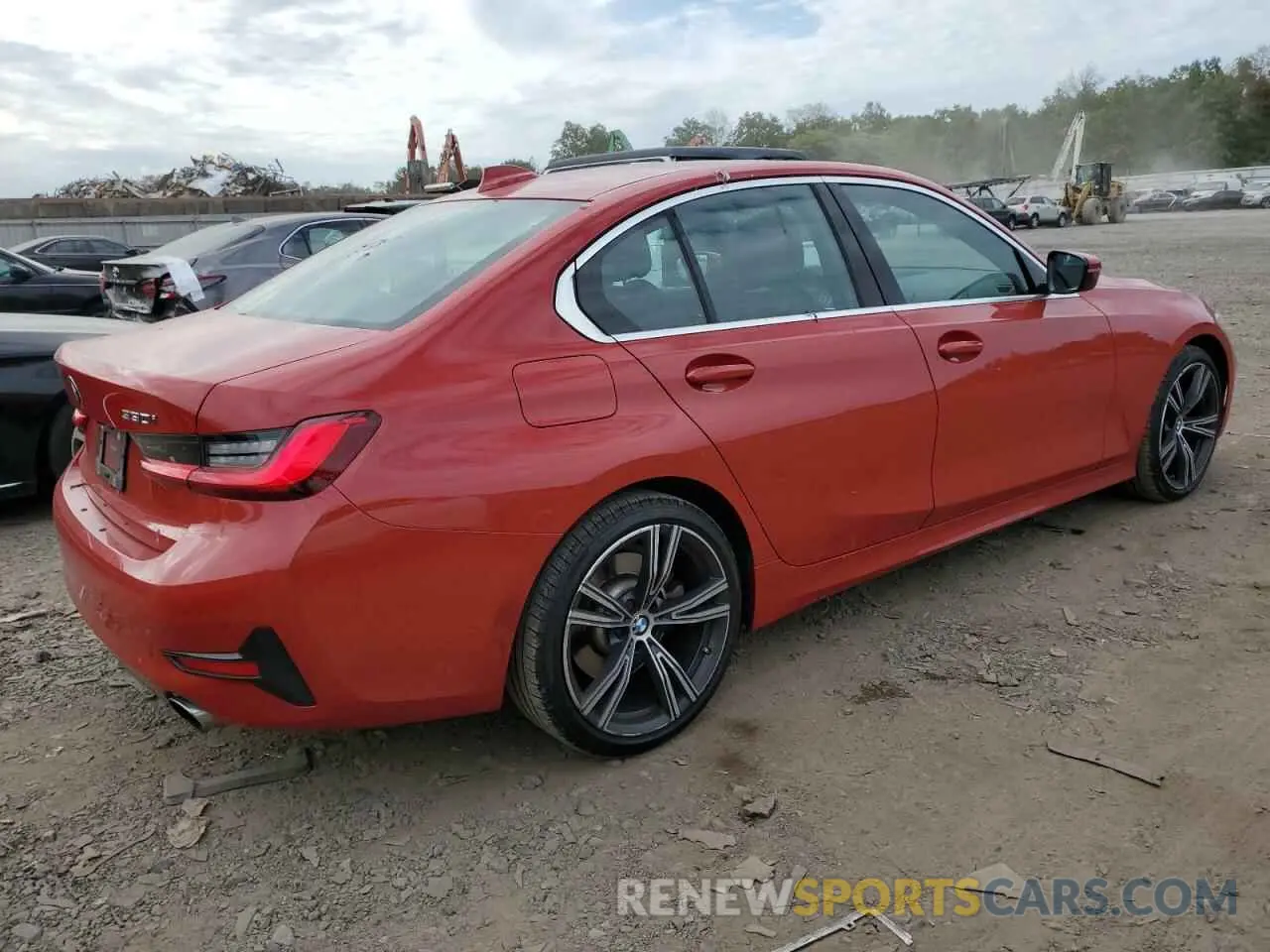 3 Photograph of a damaged car 3MW5R7J05M8B65845 BMW 3 SERIES 2021