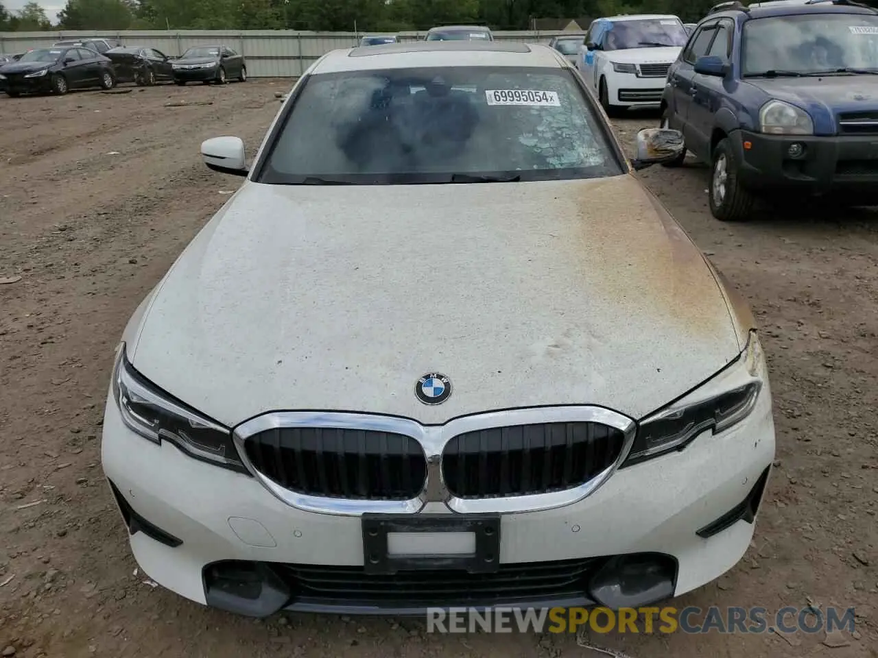 5 Photograph of a damaged car 3MW5R7J05M8B67868 BMW 3 SERIES 2021