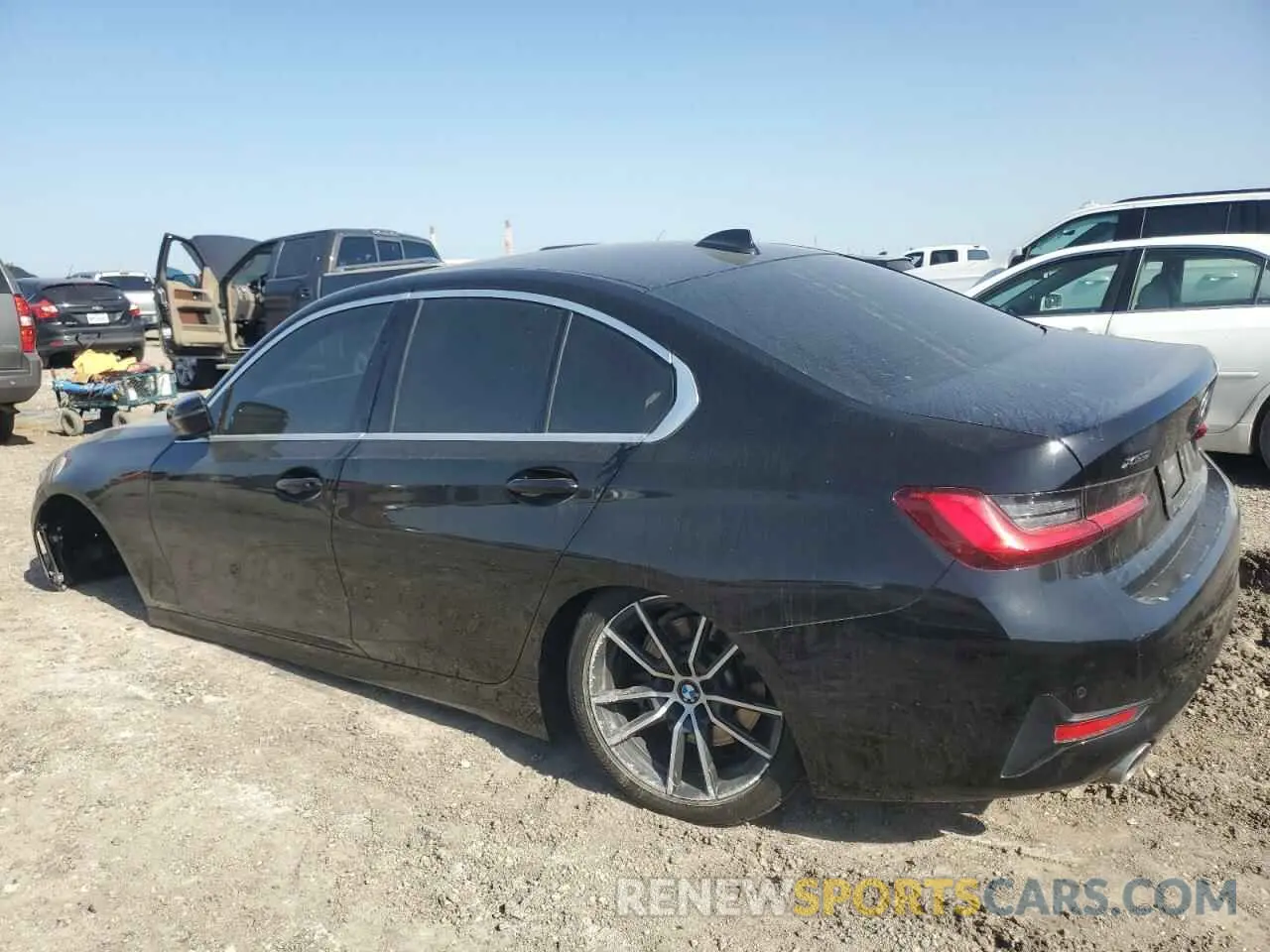 2 Photograph of a damaged car 3MW5R7J05M8B70012 BMW 3 SERIES 2021