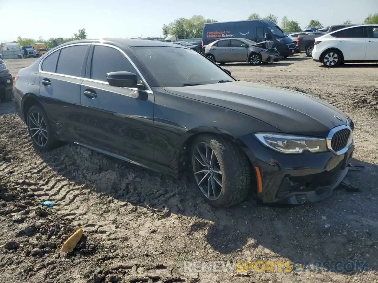 4 Photograph of a damaged car 3MW5R7J05M8B70012 BMW 3 SERIES 2021