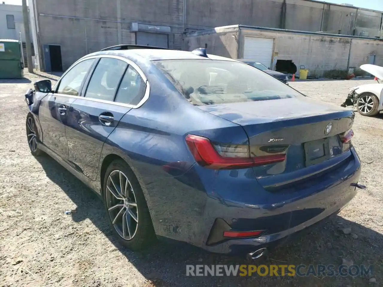 3 Photograph of a damaged car 3MW5R7J05M8B81916 BMW 3 SERIES 2021