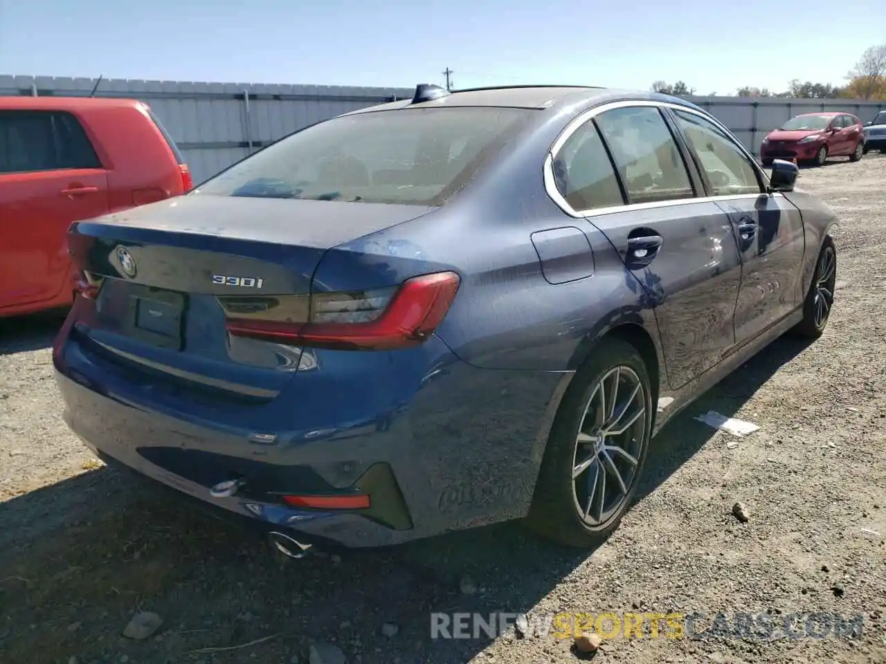 4 Photograph of a damaged car 3MW5R7J05M8B81916 BMW 3 SERIES 2021