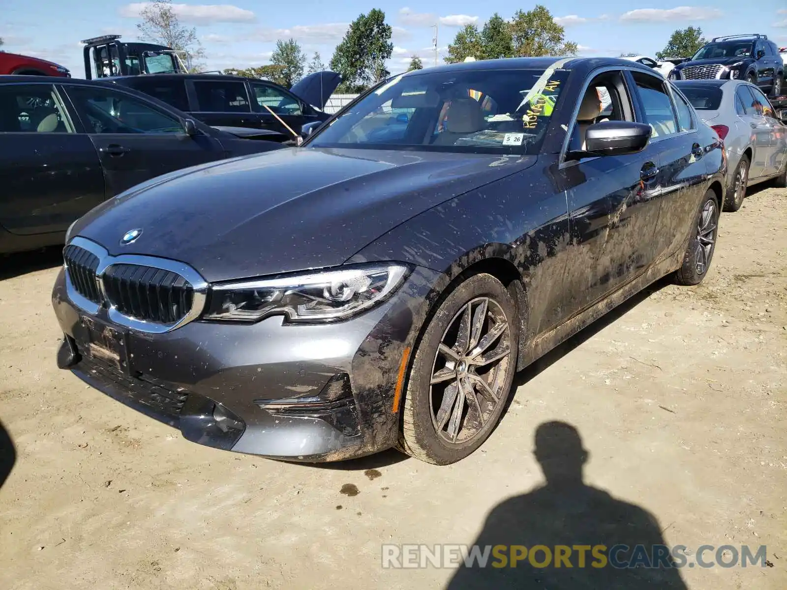 2 Photograph of a damaged car 3MW5R7J05M8B83164 BMW 3 SERIES 2021