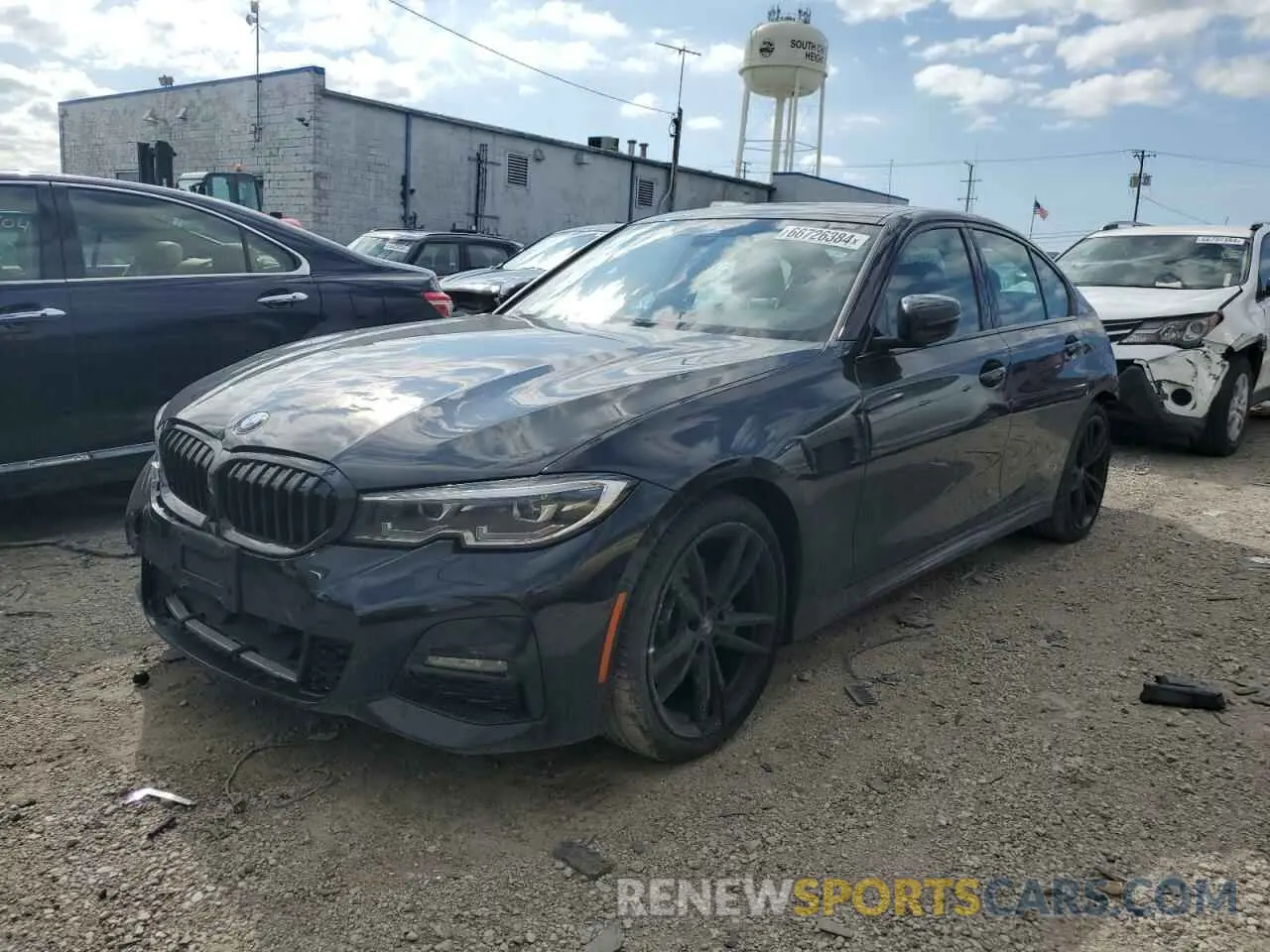 1 Photograph of a damaged car 3MW5R7J05M8B92978 BMW 3 SERIES 2021