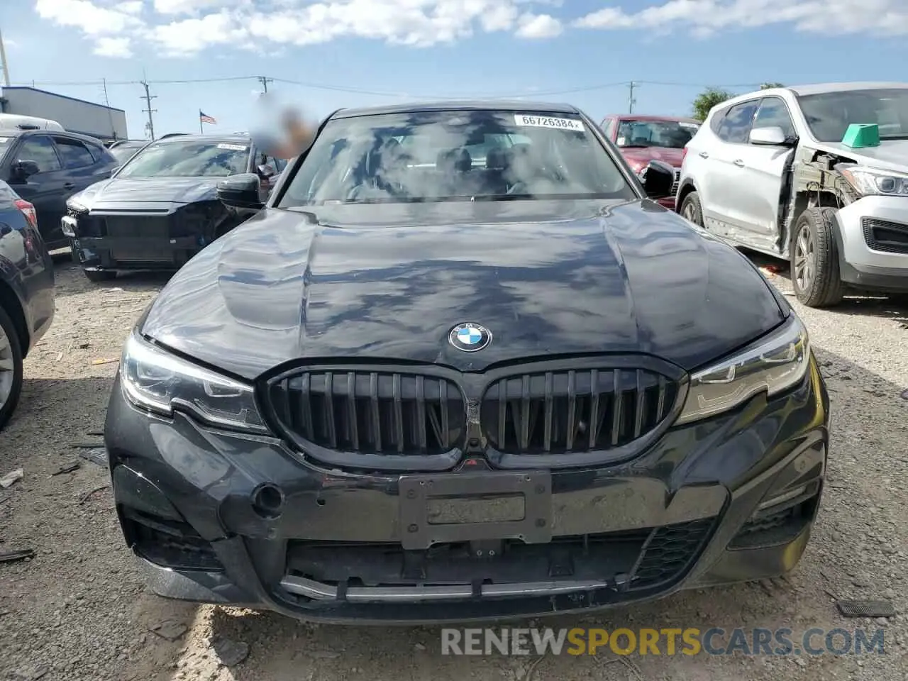 5 Photograph of a damaged car 3MW5R7J05M8B92978 BMW 3 SERIES 2021