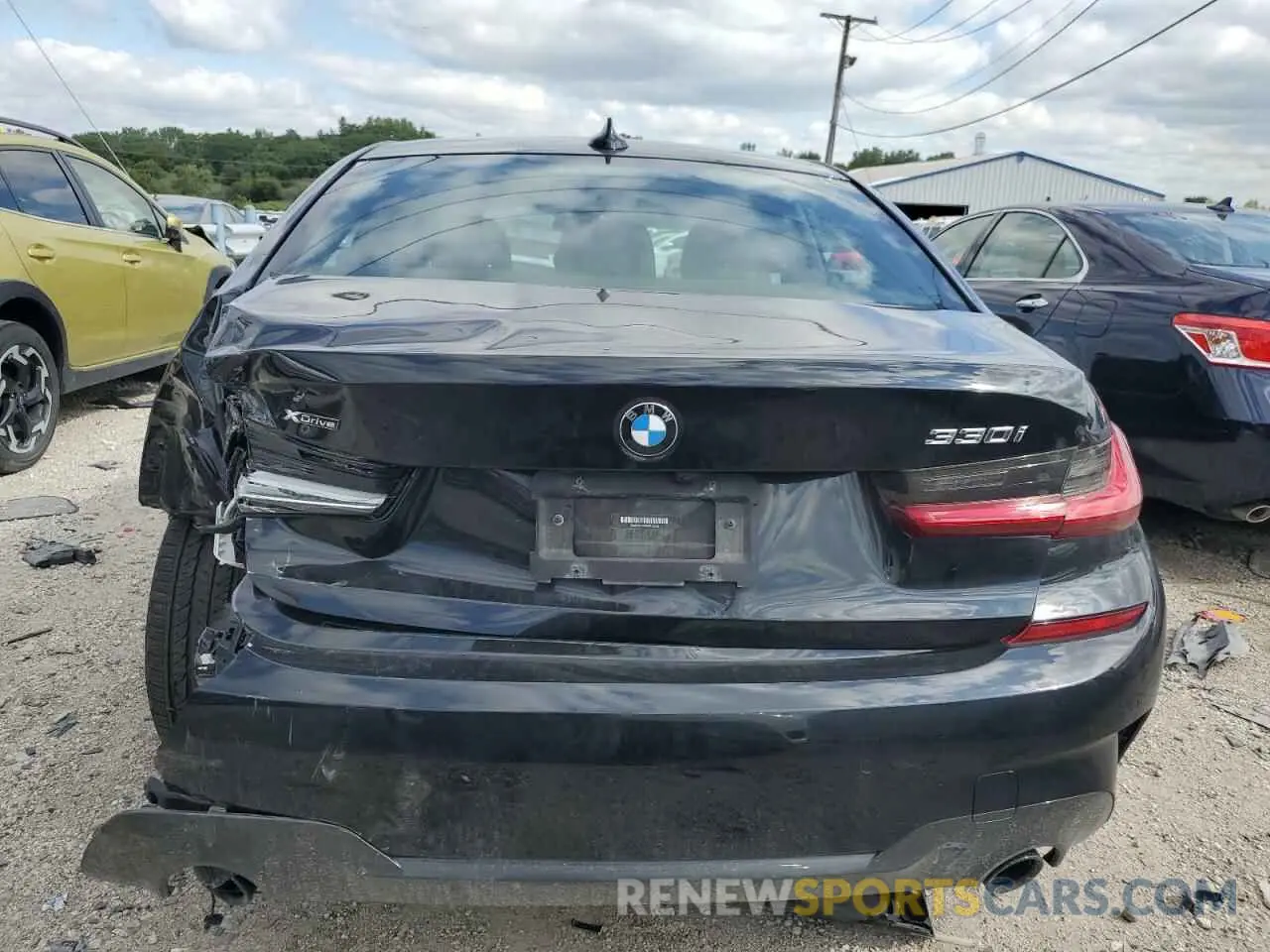 6 Photograph of a damaged car 3MW5R7J05M8B92978 BMW 3 SERIES 2021