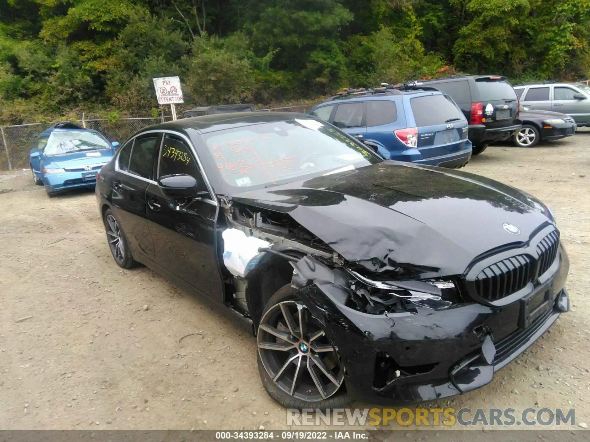 1 Photograph of a damaged car 3MW5R7J05M8C01176 BMW 3 SERIES 2021