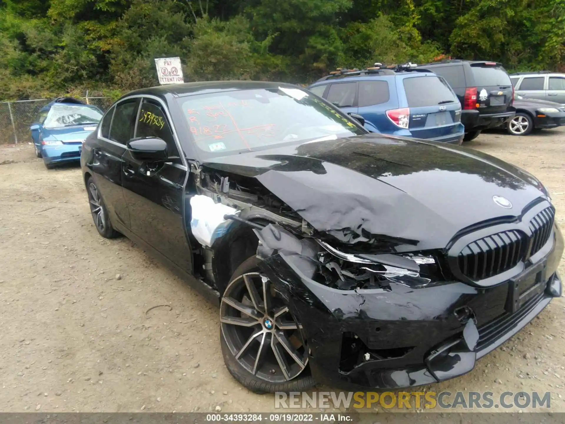 6 Photograph of a damaged car 3MW5R7J05M8C01176 BMW 3 SERIES 2021