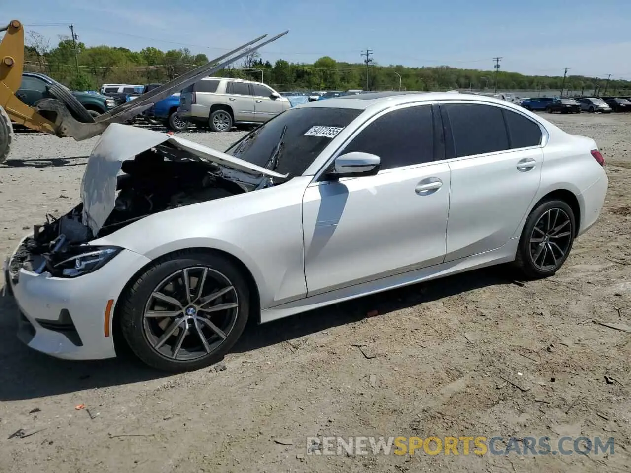 1 Photograph of a damaged car 3MW5R7J05M8C06619 BMW 3 SERIES 2021