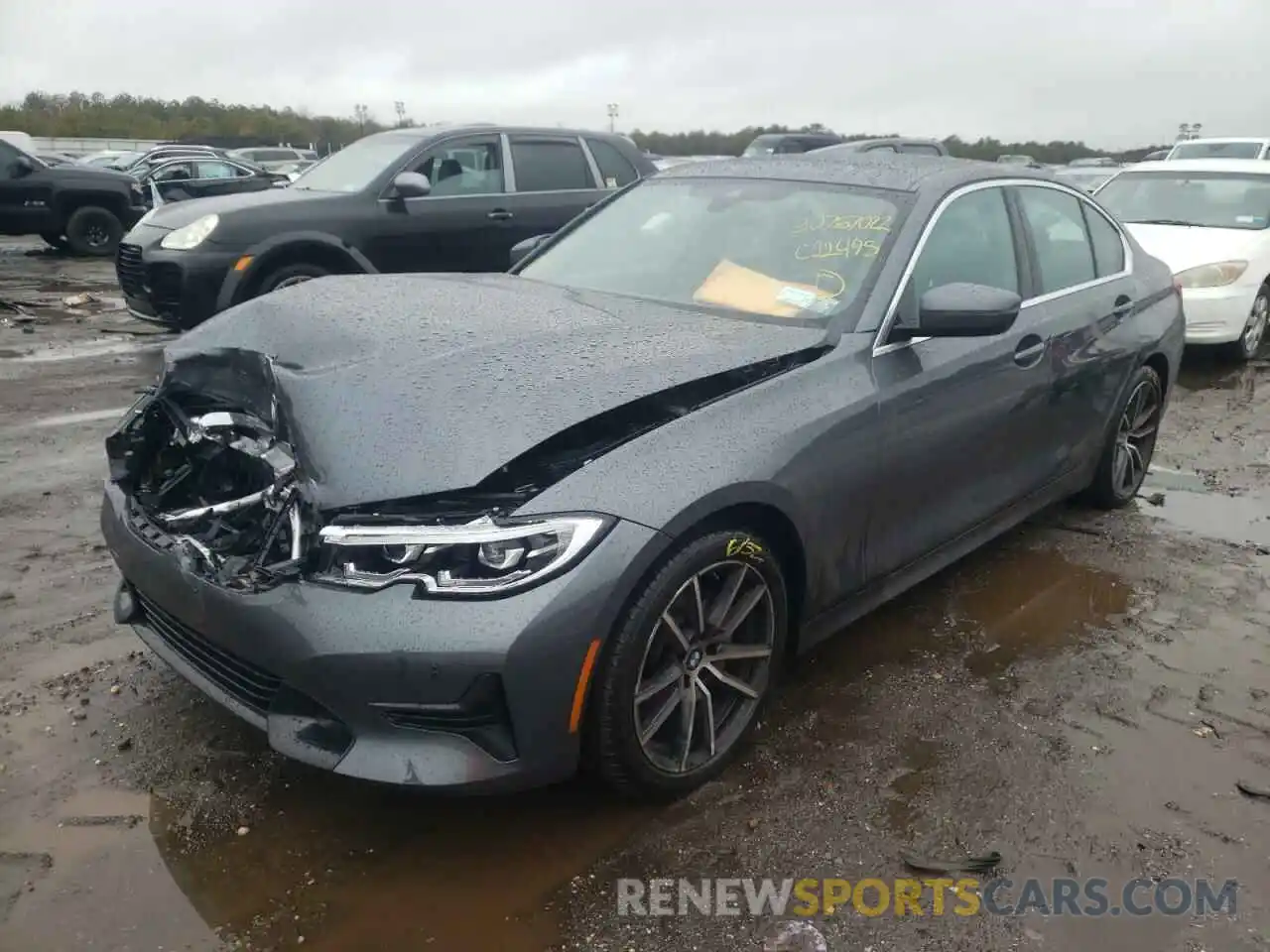 2 Photograph of a damaged car 3MW5R7J05M8C11495 BMW 3 SERIES 2021