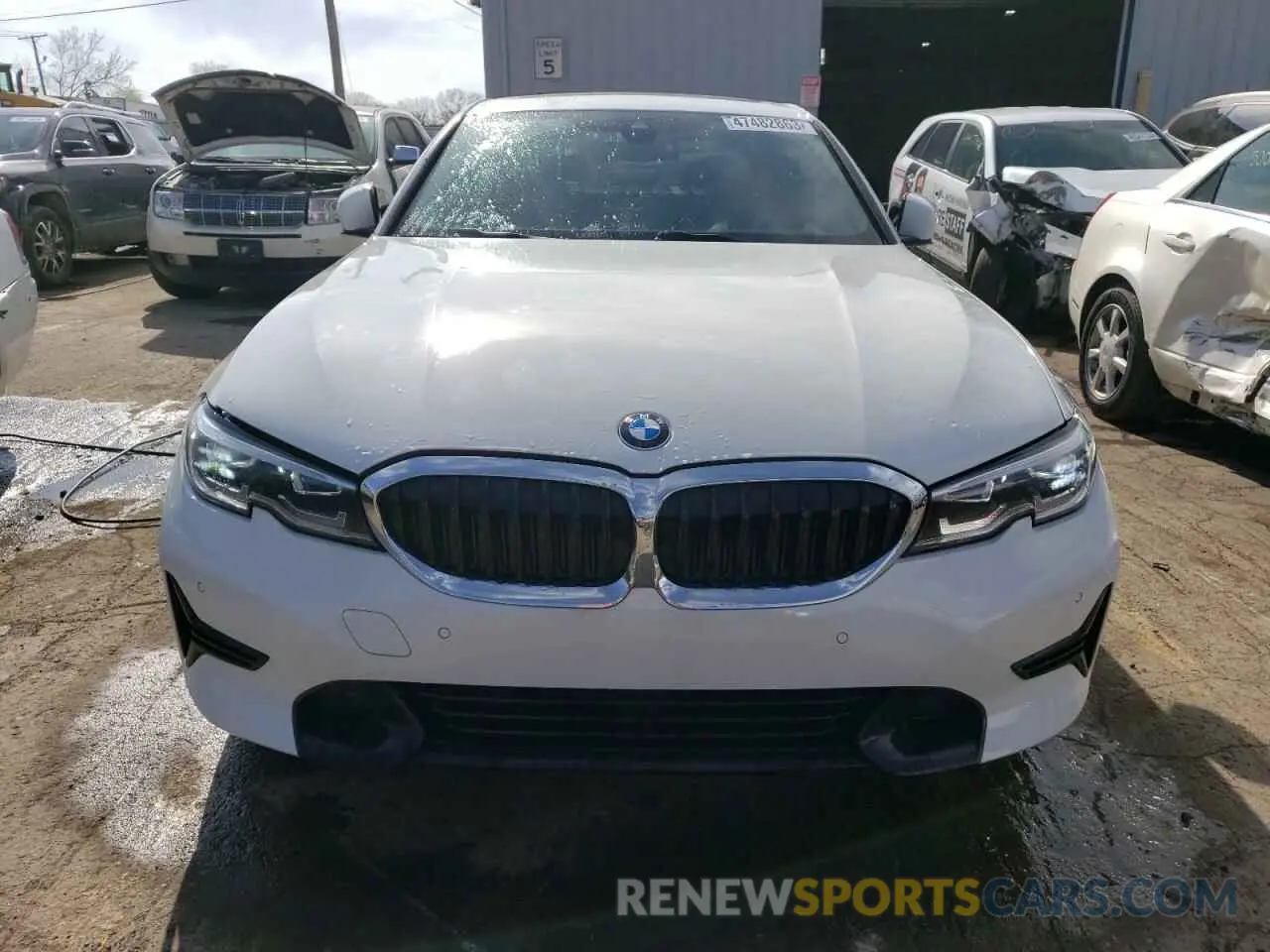 5 Photograph of a damaged car 3MW5R7J05M8C20679 BMW 3 SERIES 2021