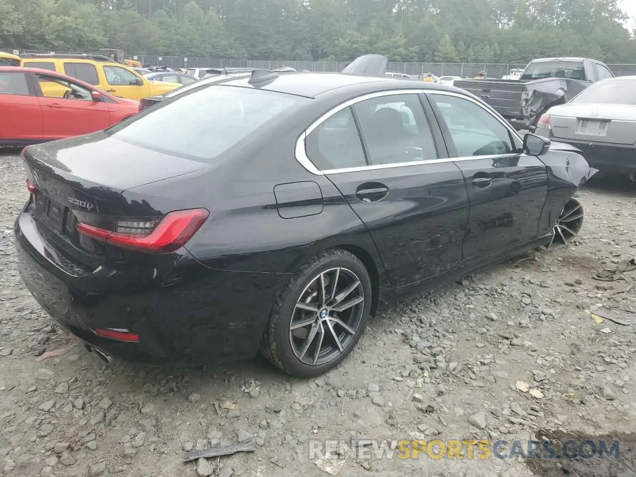 3 Photograph of a damaged car 3MW5R7J06M8B60654 BMW 3 SERIES 2021