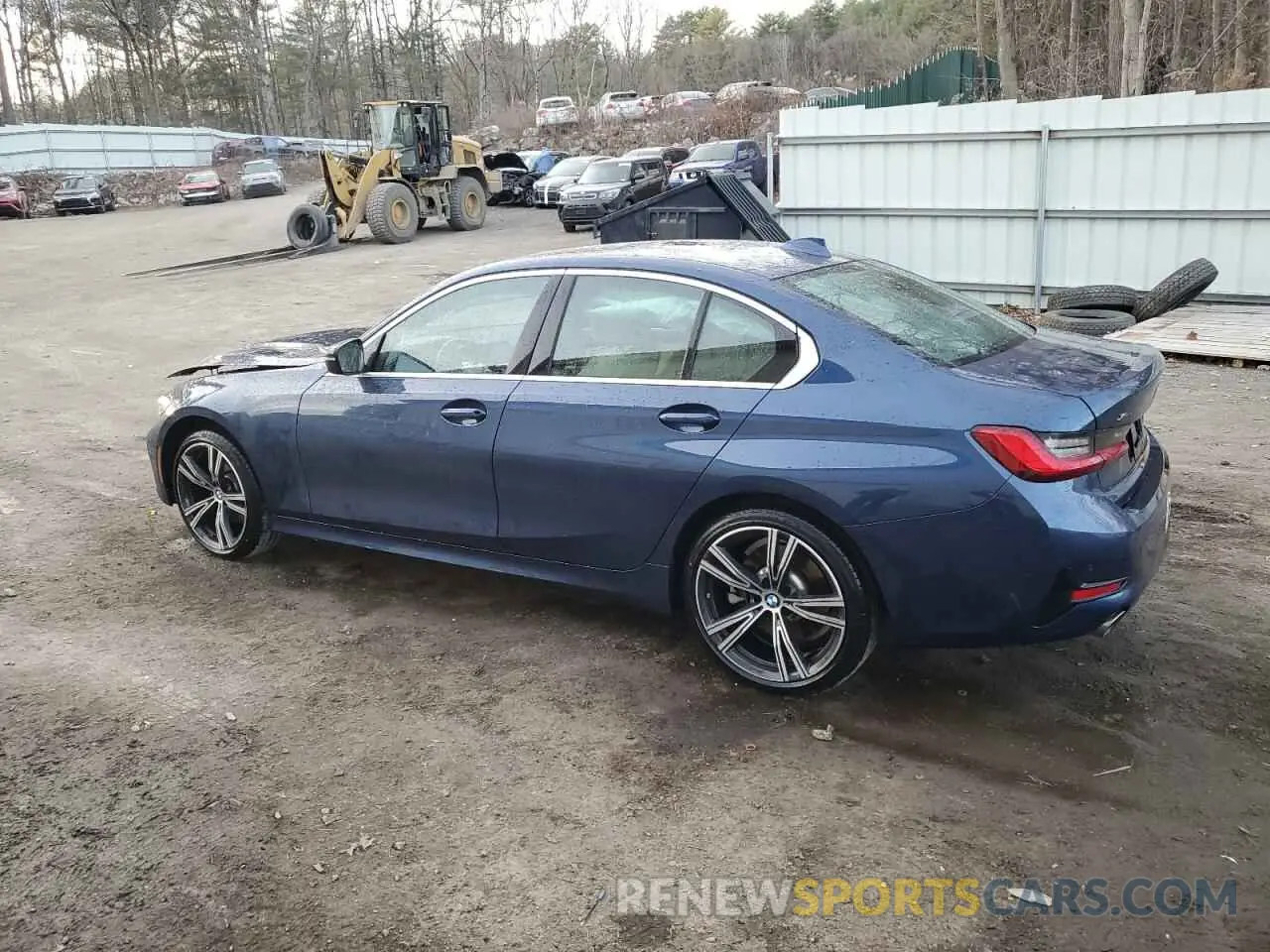 2 Photograph of a damaged car 3MW5R7J06M8B73212 BMW 3 SERIES 2021