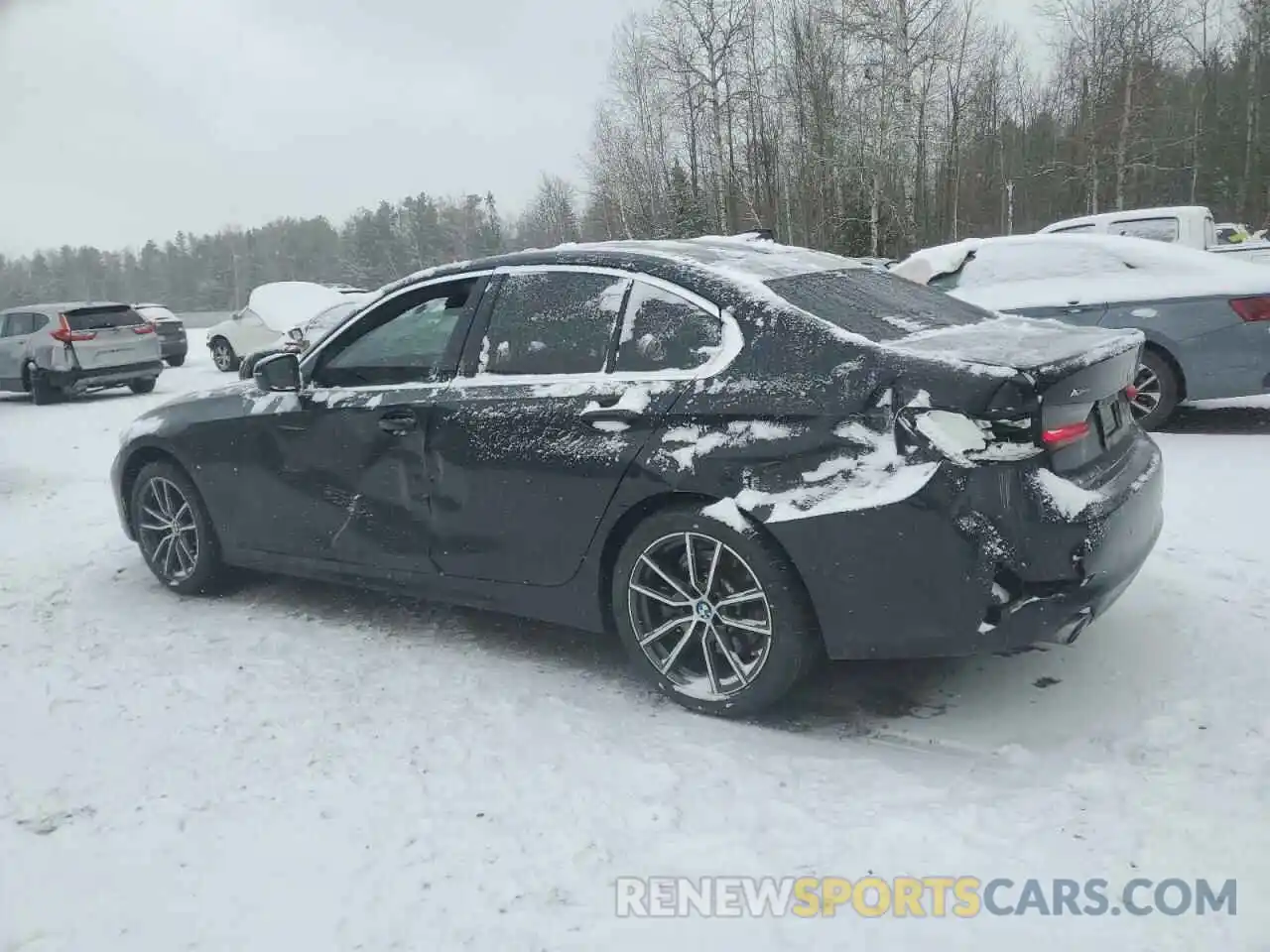 2 Photograph of a damaged car 3MW5R7J06M8B99423 BMW 3 SERIES 2021