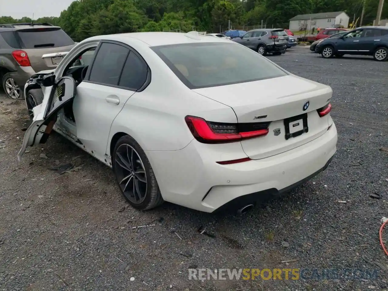 3 Photograph of a damaged car 3MW5R7J06M8C05690 BMW 3 SERIES 2021