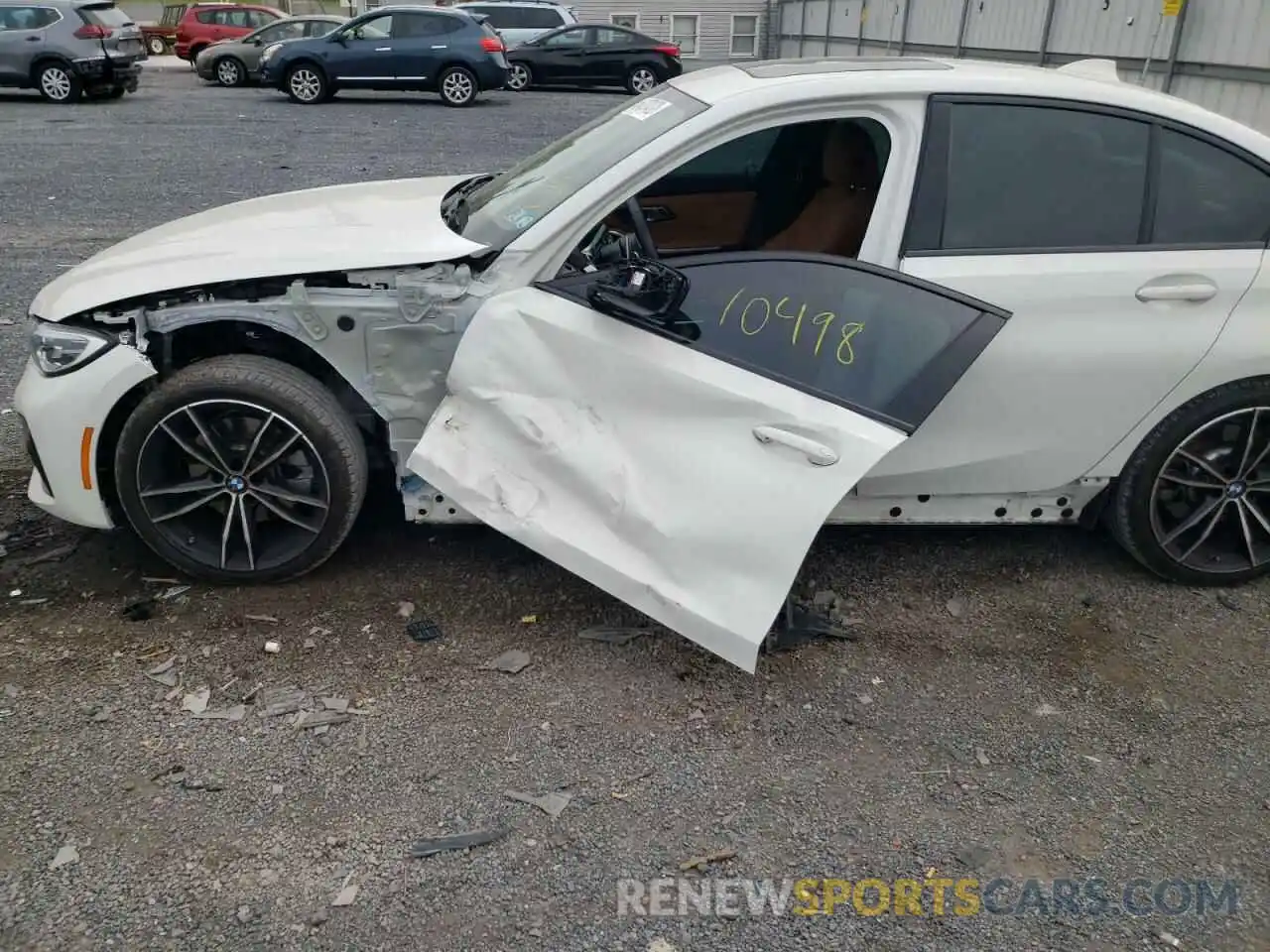 9 Photograph of a damaged car 3MW5R7J06M8C05690 BMW 3 SERIES 2021