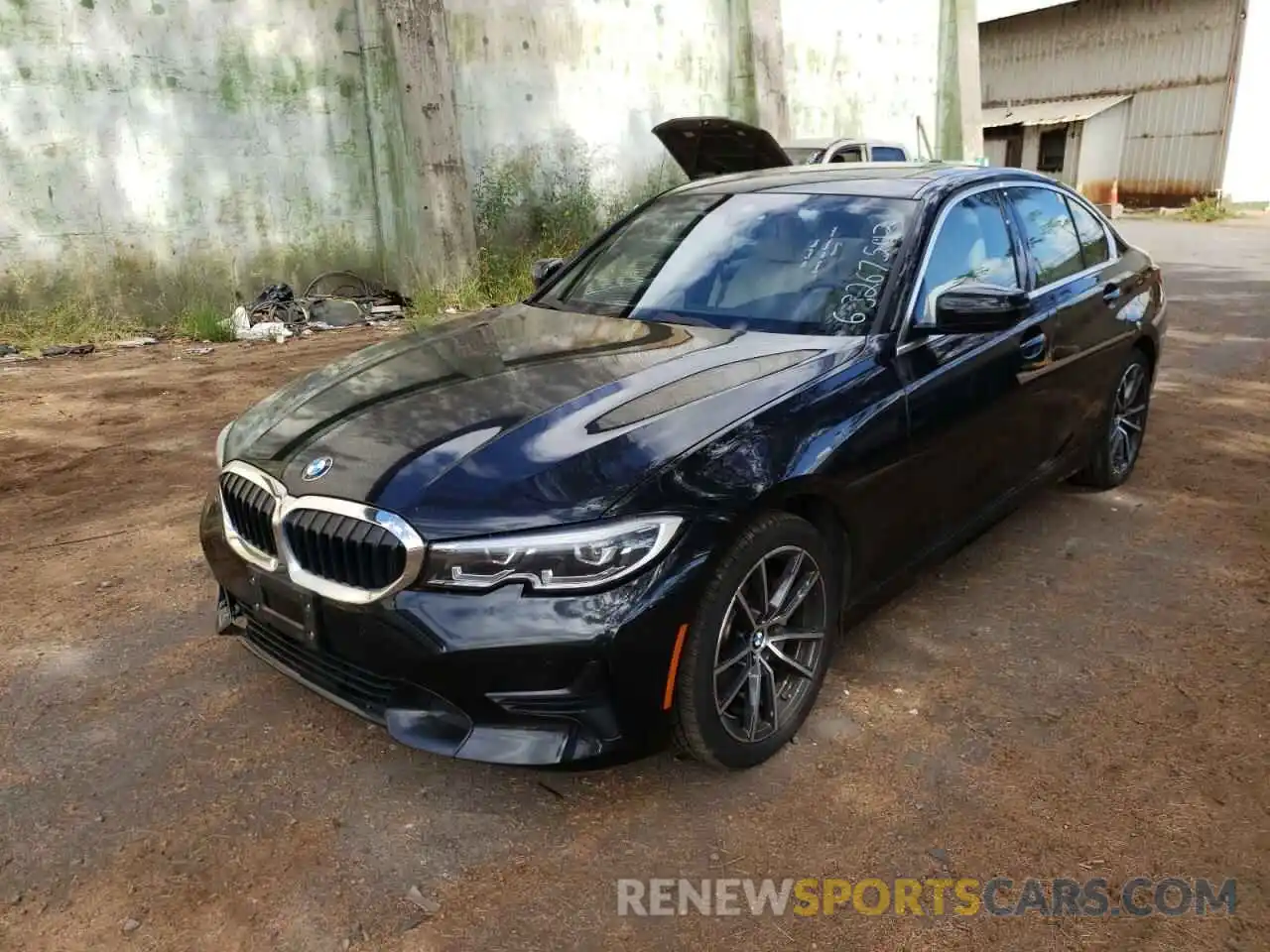 2 Photograph of a damaged car 3MW5R7J06M8C15765 BMW 3 SERIES 2021