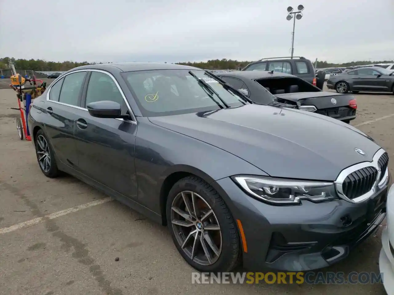 1 Photograph of a damaged car 3MW5R7J07M8B93601 BMW 3 SERIES 2021