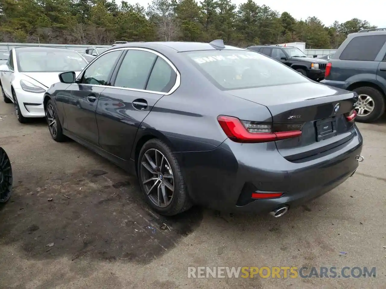 3 Photograph of a damaged car 3MW5R7J07M8B93601 BMW 3 SERIES 2021