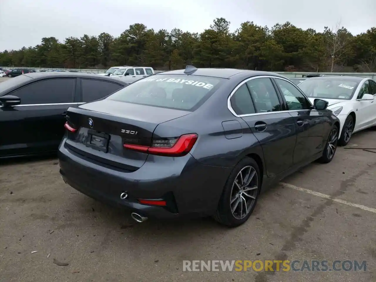 4 Photograph of a damaged car 3MW5R7J07M8B93601 BMW 3 SERIES 2021