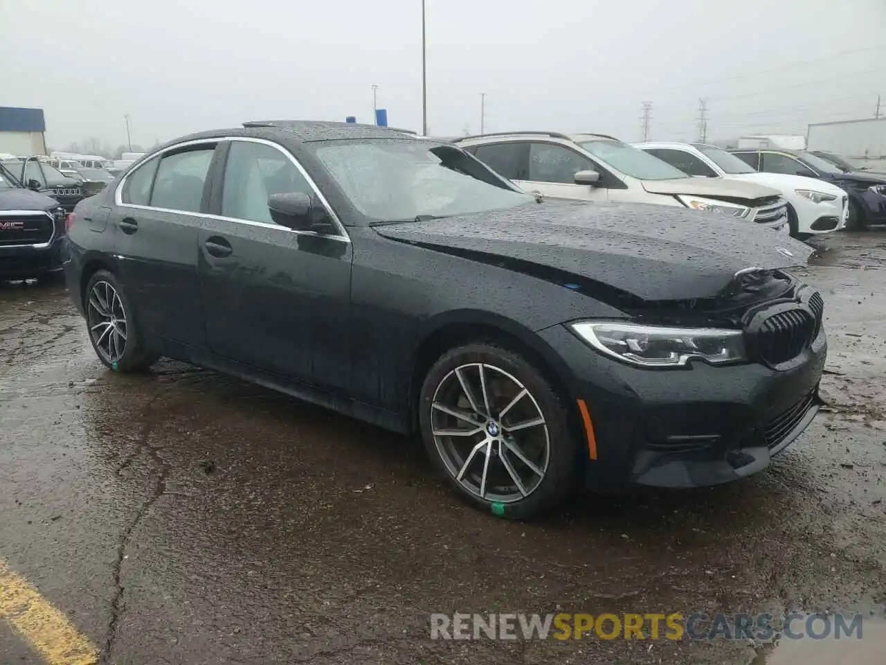 4 Photograph of a damaged car 3MW5R7J07M8B94070 BMW 3 SERIES 2021