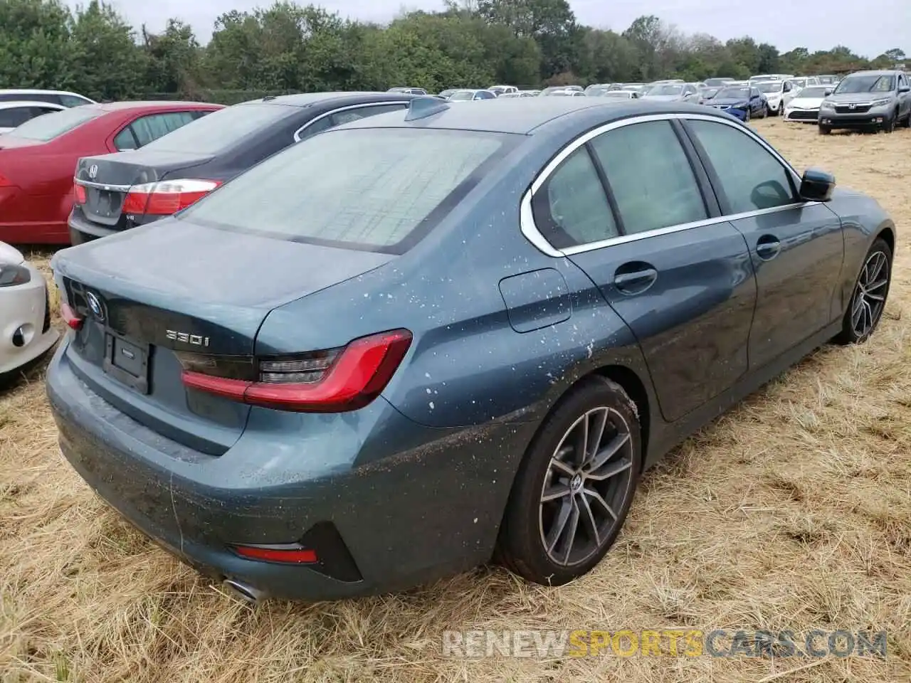 4 Photograph of a damaged car 3MW5R7J07M8B95414 BMW 3 SERIES 2021