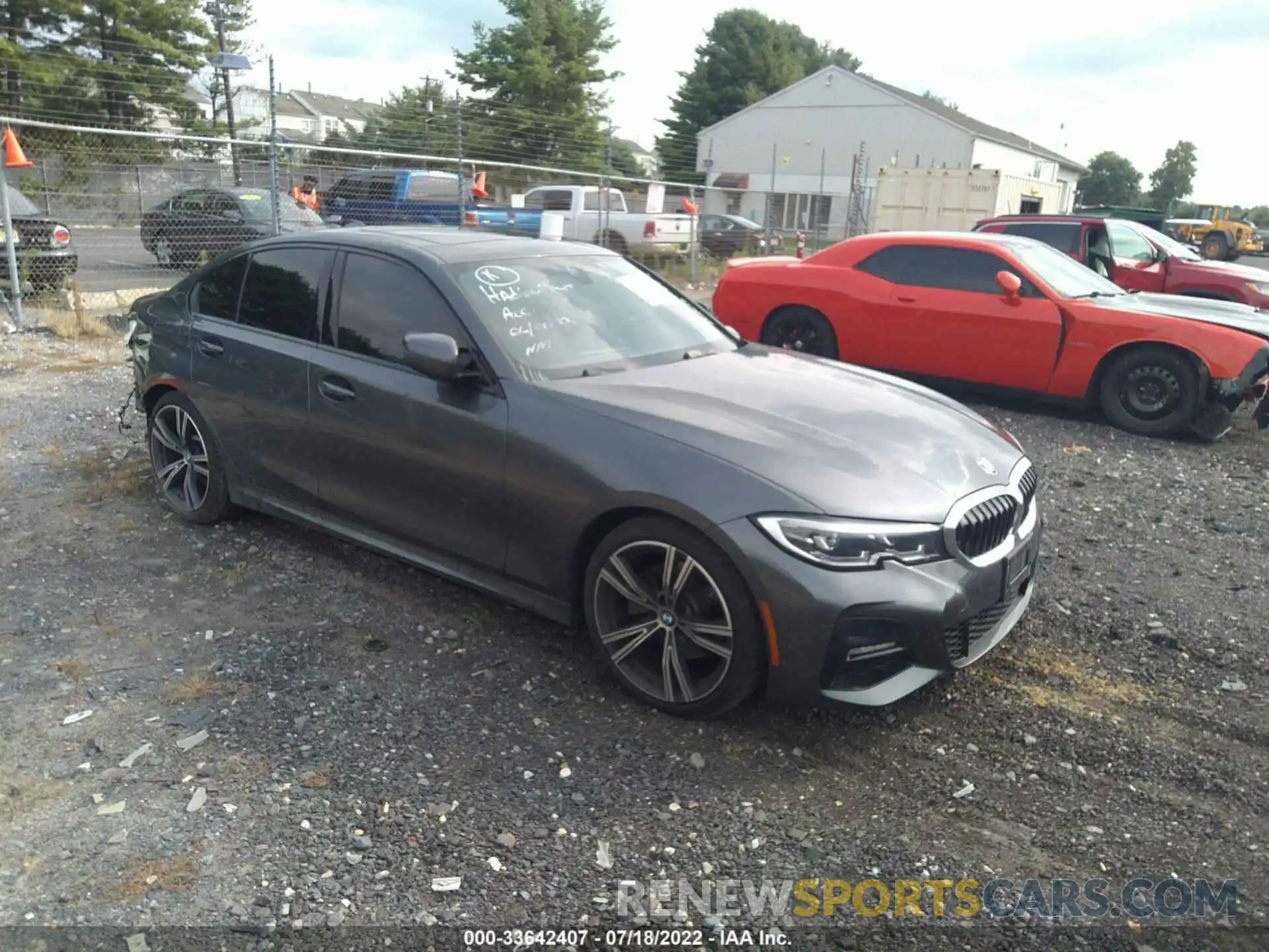 1 Photograph of a damaged car 3MW5R7J07M8C04239 BMW 3 SERIES 2021