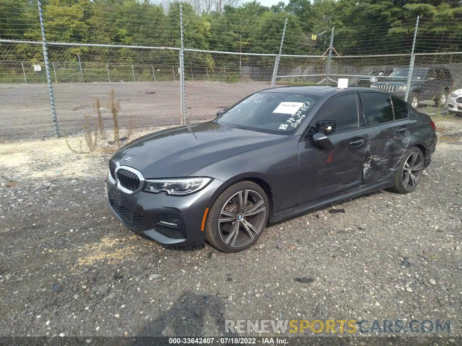 2 Photograph of a damaged car 3MW5R7J07M8C04239 BMW 3 SERIES 2021