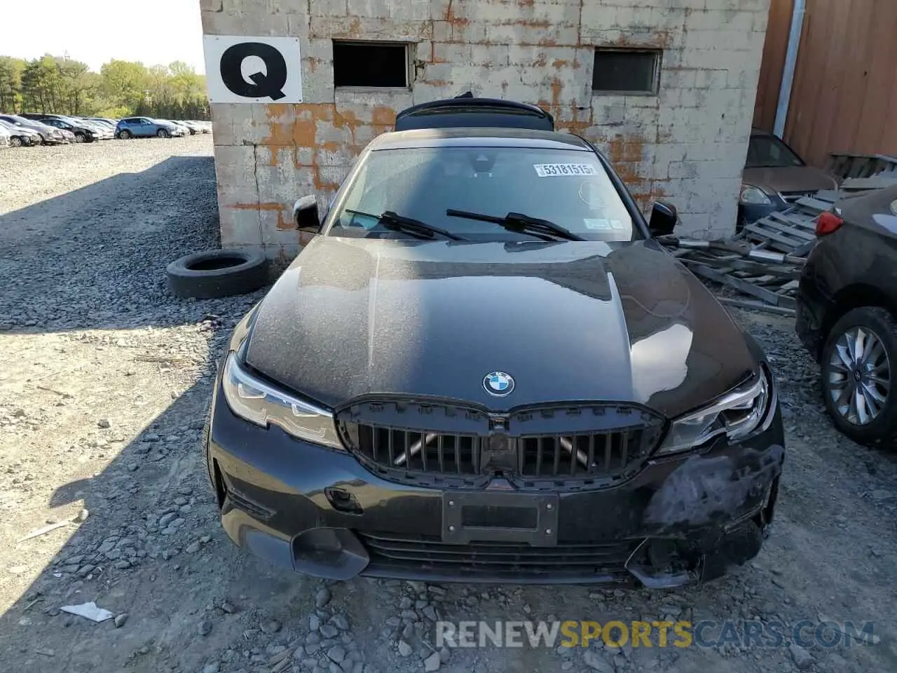 5 Photograph of a damaged car 3MW5R7J07M8C07710 BMW 3 SERIES 2021