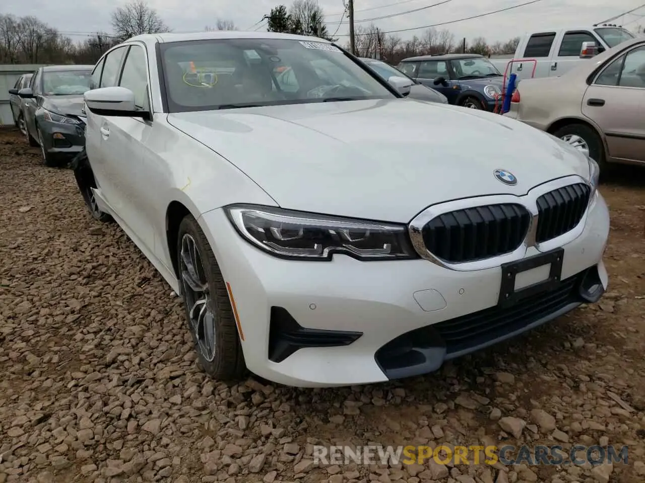 1 Photograph of a damaged car 3MW5R7J07M8C07822 BMW 3 SERIES 2021