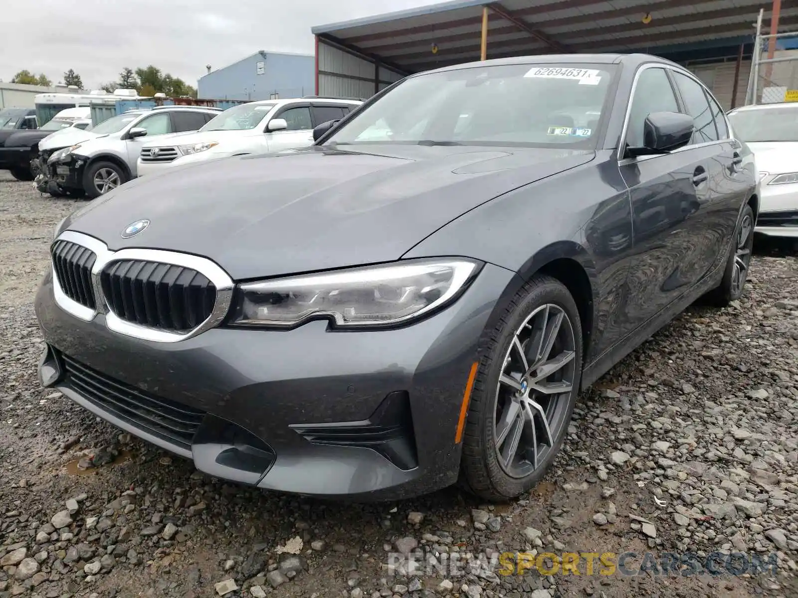 2 Photograph of a damaged car 3MW5R7J07M8C16617 BMW 3 SERIES 2021